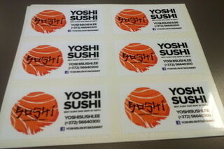 Etkettitarrat Yoshi Sushi