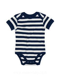 Baby Striped Short Sleeve Bodysuit 3. kuva