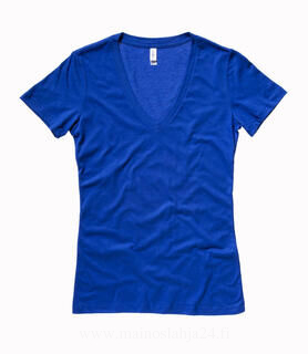 Women`s Deep V-Neck Jersey T-Shirt 4. kuva