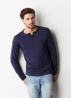 Jersey Long Sleeve Henley 5. picture