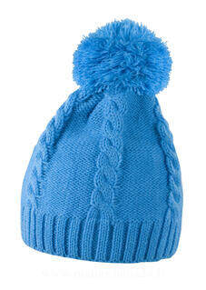 Cable Knit Pom Pom Beanie 3. picture