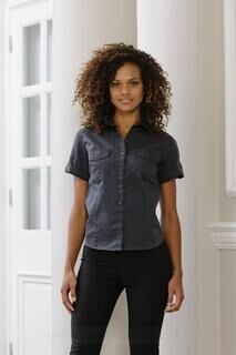 Ladies` Roll Sleeve Shirt 7. picture